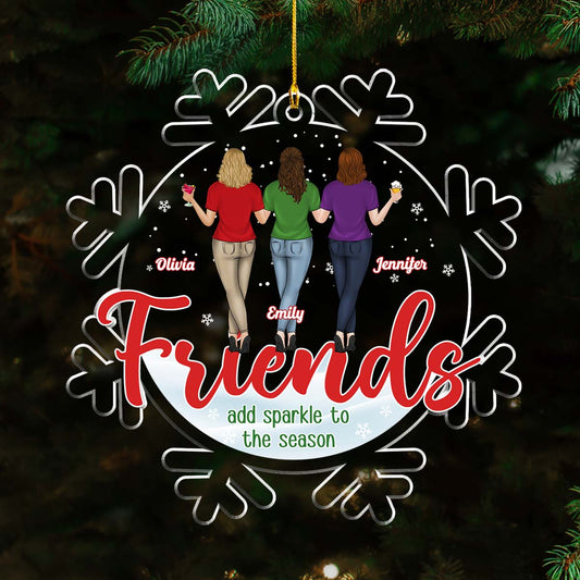 Sparkle To The Season - Personalized Custom Acrylic Ornament