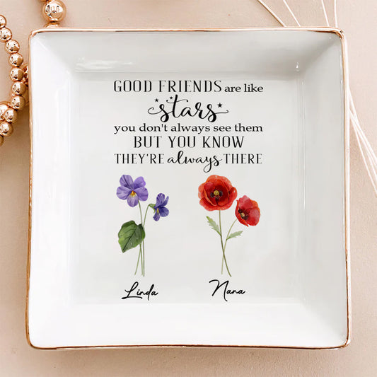 Friends Like Stars - Personalized Custom Jewelry Dish