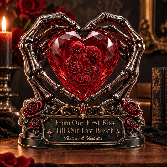 Till Death And Beyond - Personalized Acrylic Plaque