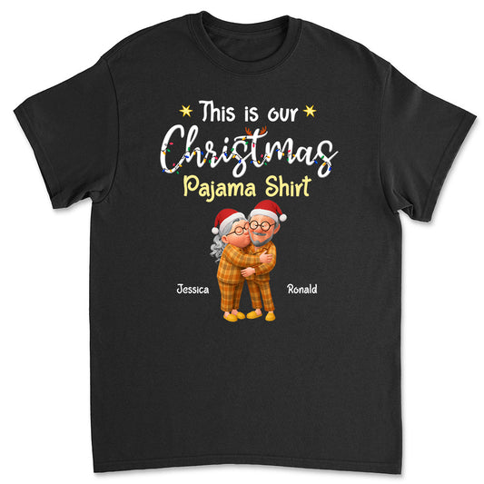 Pawjama Shirt Ver Couple Cartoon - Personalized Custom Shirt