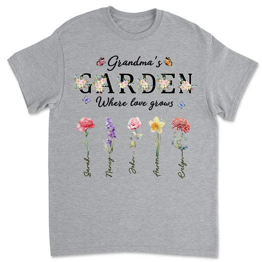 Grandma Garden - Personalized Custom Shirt