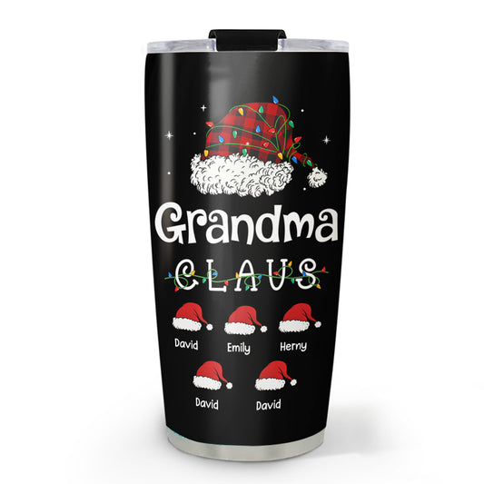 Grandma Claus - Personalized Custom Tumbler