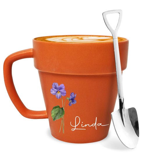 Friends Are Flowers - Personalized Custom Plant Pot Mug