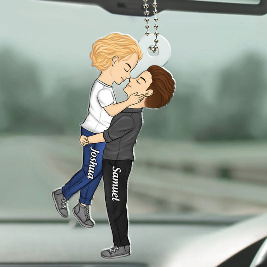 Love is Love  - Personalized Custom Car Ornament