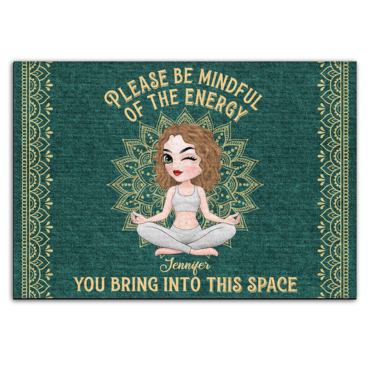 Mind Your Energy - Personalized Custom Doormat