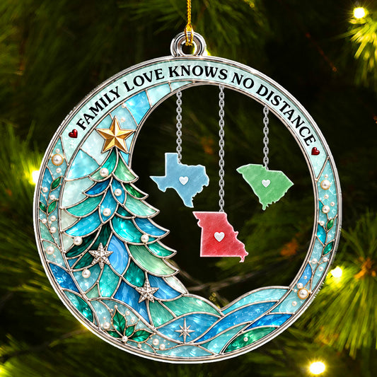 Together In Heart - Personalized Acrylic Ornament