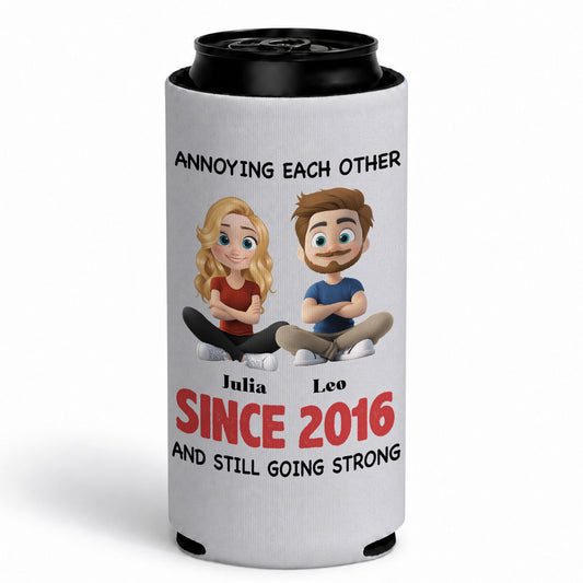 Together Forever - Personalized Custom Skinny Can Cooler