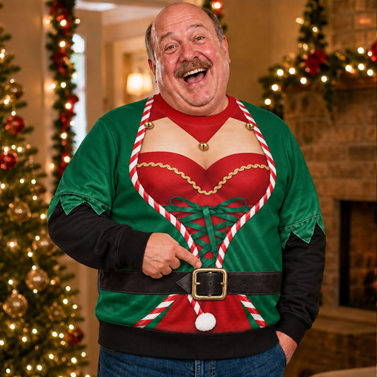 Funny Holiday Version 2 - Personalized All-Over-Print Sweatshirt
