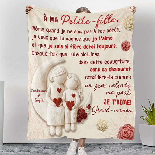 Je veux que tu saches à quel point je t'aime - Couverture en polaire personnalisée