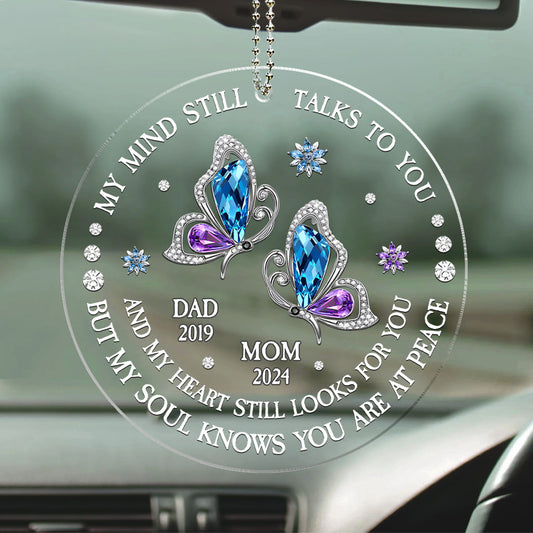 My Soul Knows You Are At Peace - Personalized Custom Car Ornament