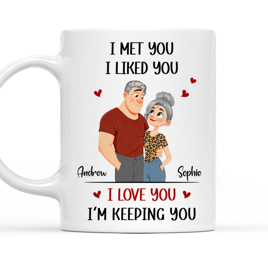 Keeping You Cartoon - Personalized Custom Coffee Mug