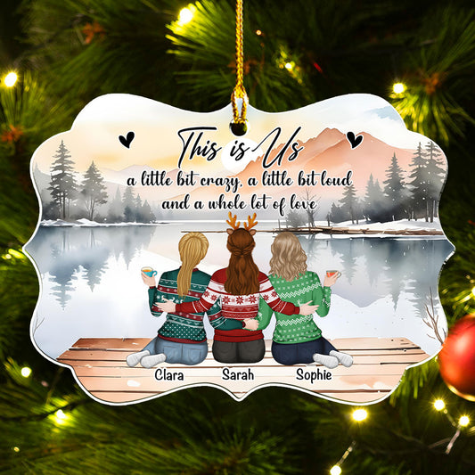 This Is Us Bestie - Personalized Custom Acrylic Ornament