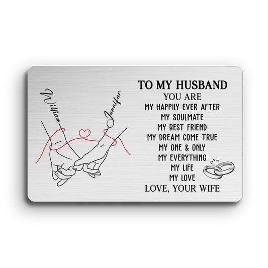 My Life My Love - Personalized Custom Wallet Card