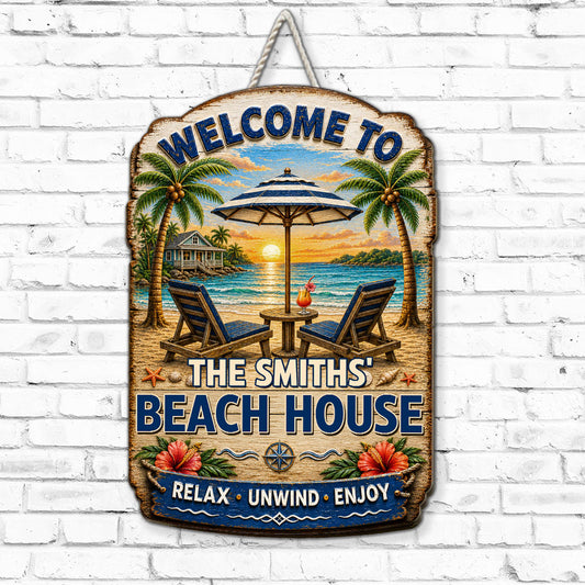 Relax Time - Personalized Wood Sign