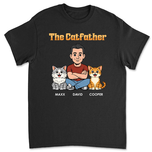 The Catfather Retro - Personalized Custom Shirt
