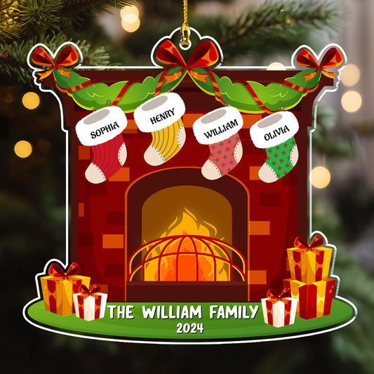 The William Family 2024 - Personalized Custom Acrylic Ornament