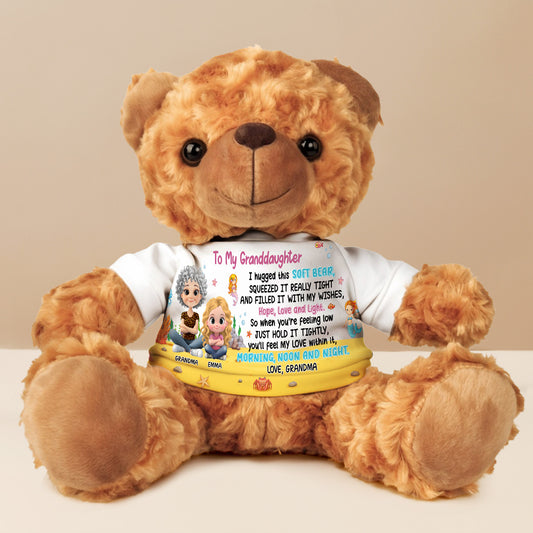To My Grandchild - Personalized Custom Cuddle Bear
