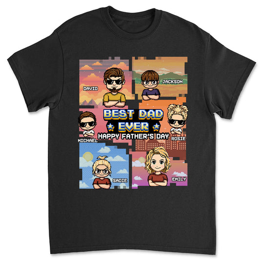 Dad Unlocked Legendary Status Achieved - Personalized Custom Shirt