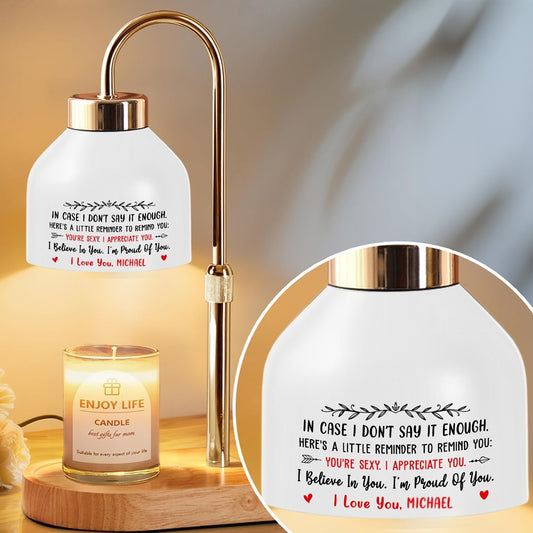 I Believe In You - Personalized Custom Candle Warmer Lamp