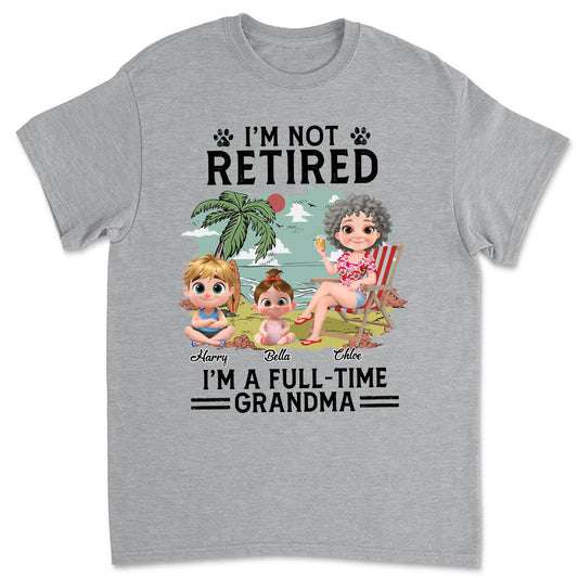 Full-Time Job Cartoon - Personalized Custom Shirt