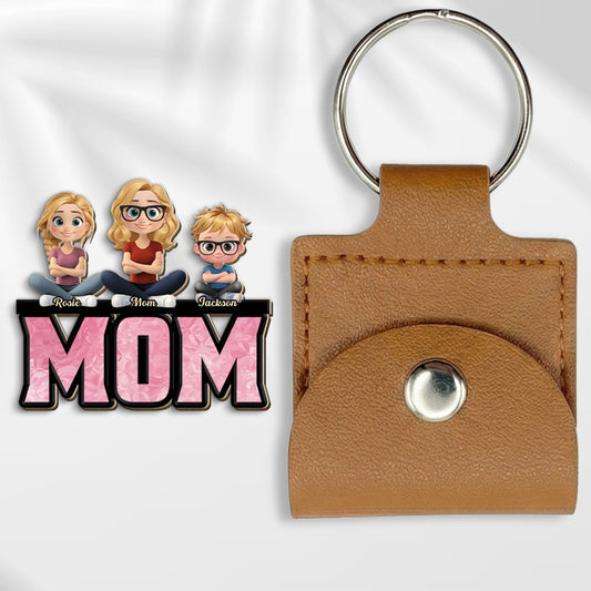 Mother Is Our Sunshine - Personalized Custom Wooden Pocket Hug