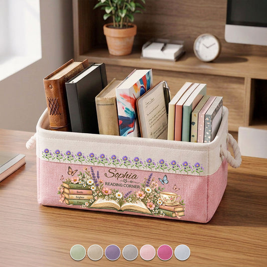 A Shelf Full Of Love - Personalized Storage Basket
