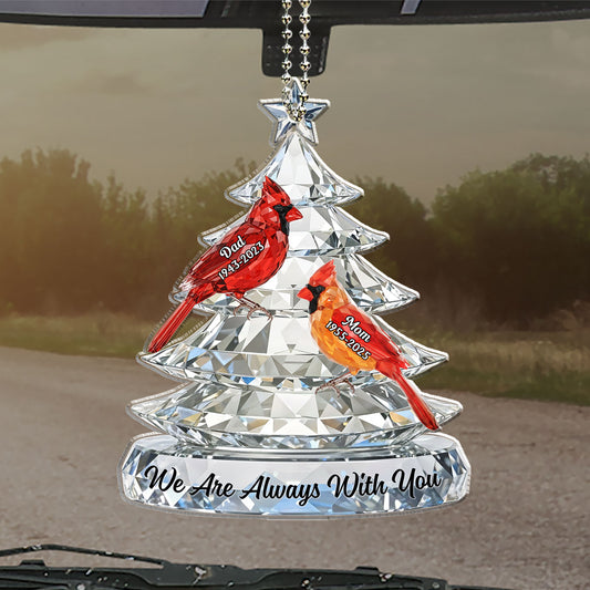 Never Leave Your Side - Personalized Custom 3D Effect Car Ornament