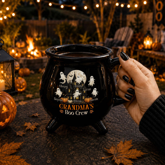 Grandma Boo Crew - Personalized Cauldron Mug