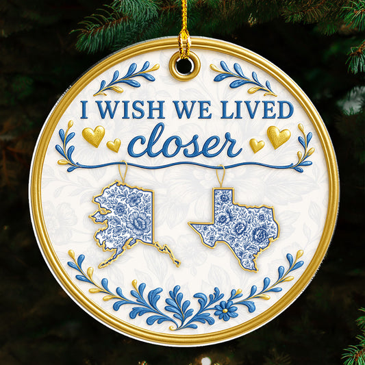 Congrats On Being My Besties - Personalized Custom Acrylic Ornament