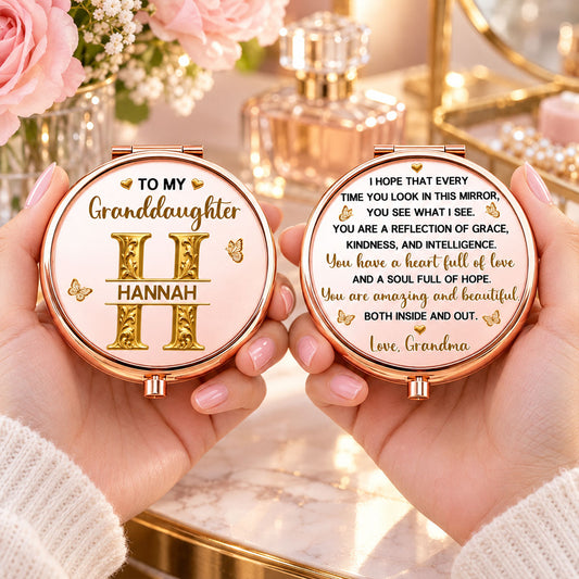 You Have A Heart Full Of Love - Personalized Compact Mirror