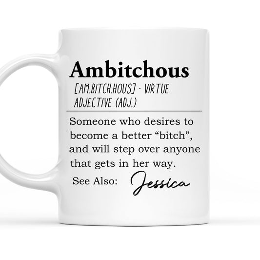 Unbothered Confident Ready To Win - Personalized Custom Coffee Mug