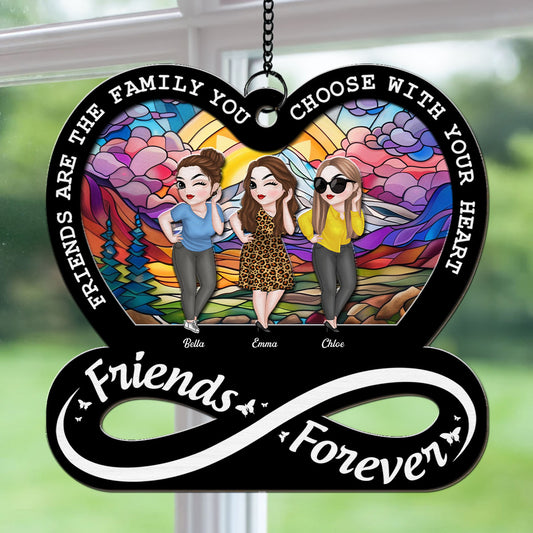 Friendship Forever - Personalized Suncatcher