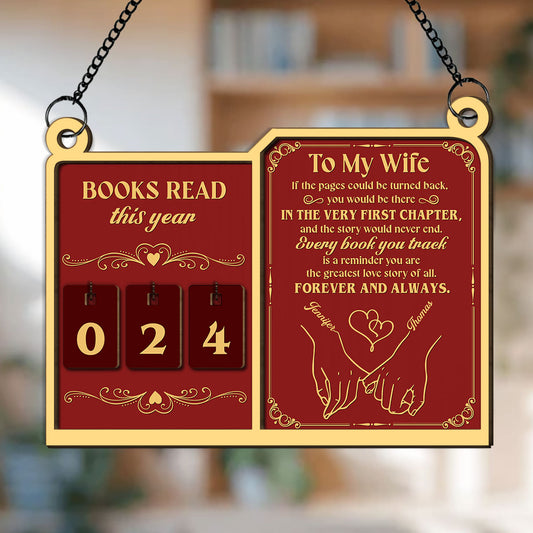 Forever And Always - Personalized Custom Tracker Sign