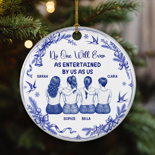 Nobody Gets Us Like Us - Personalized Ceramic Ornament
