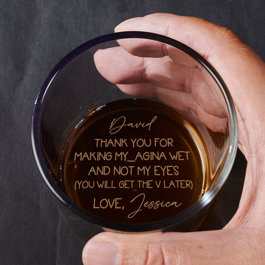 Thank For All - Personalized Custom Engraved Whiskey Glass