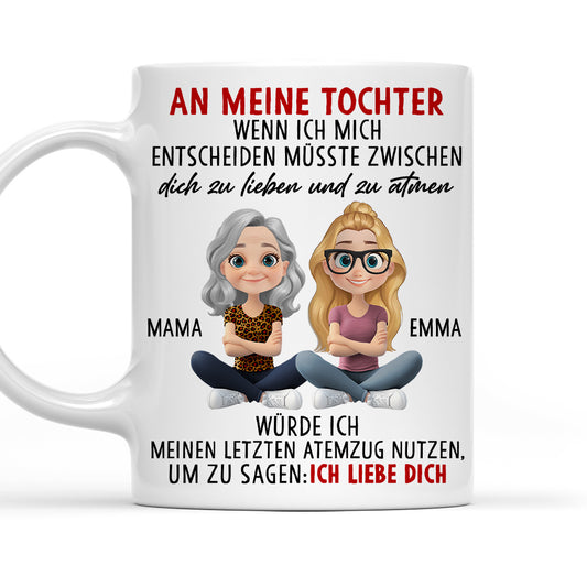 Mein Herz Wählt Dich Immer - Personalisierte Individuelle Kaffeetass