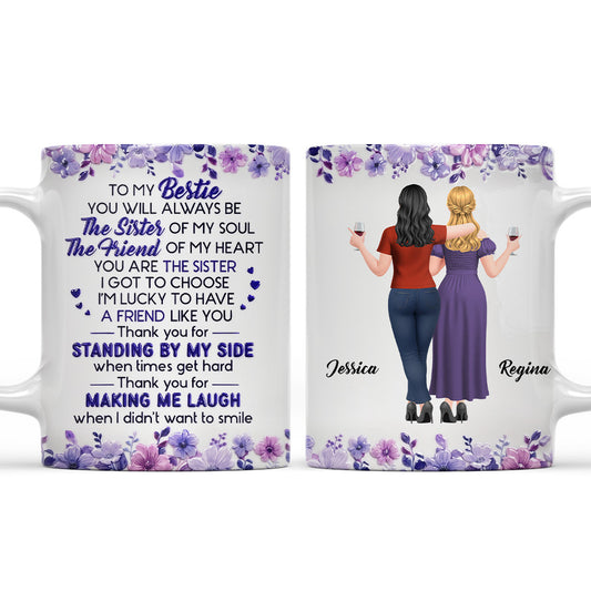 Sister Of My Soul - Personalized Custom Coffee Mug