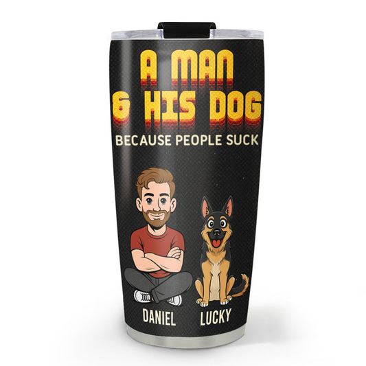 No People Needed - Personalized Custom Tumbler