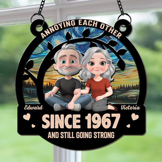 Long Lasting Love - Personalized Custom Suncatcher
