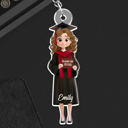 Happy Graduation My Friends - Personalized Custom Acrylic Keychain