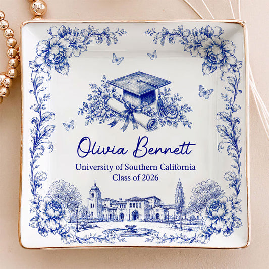Class of 2026 - Personalized Custom Jewelry Dish