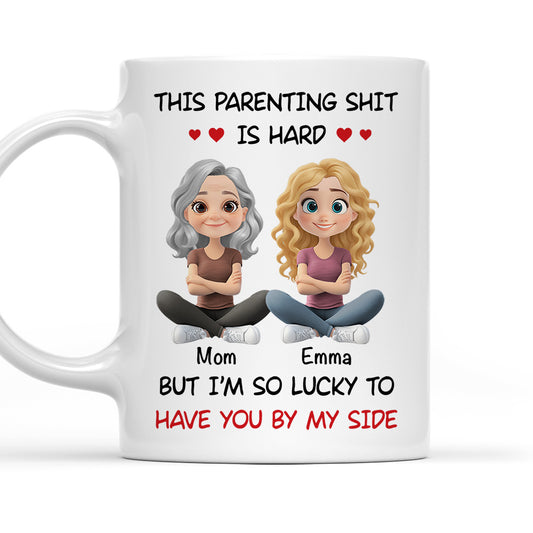 I Am So Lucky - Personalized Custom Coffee Mug