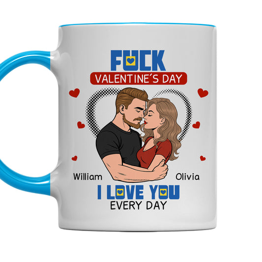I Do Not Care - Personalized Custom Accent Mug