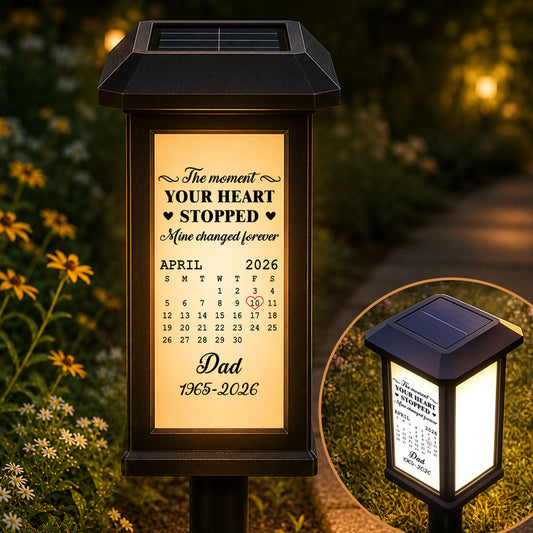 The Moment - Personalized Custom Solar Garden Light