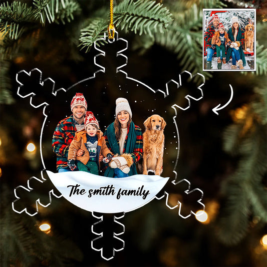 Our Family Version 2 - Personalized Custom Acrylic Ornament