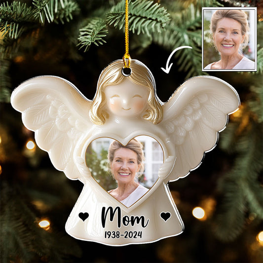 Angel Among Us - Personalized Custom Acrylic Ornament