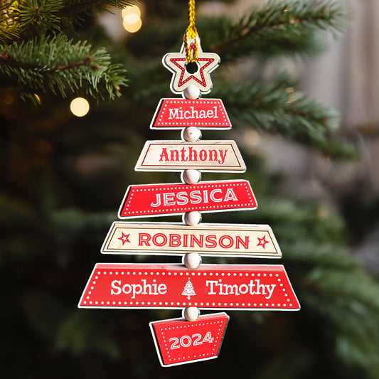 Family Tree - Personalized Custom Acrylic Ornament