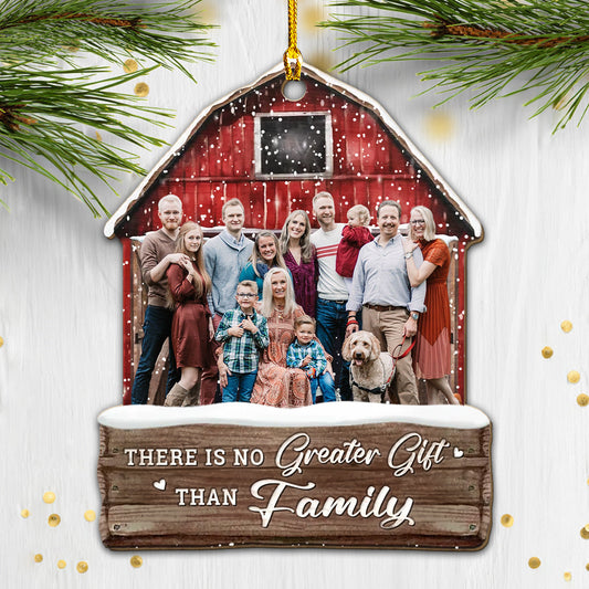 Enjoy The Christmas Season Together - Personalized Custom Wood Ornament