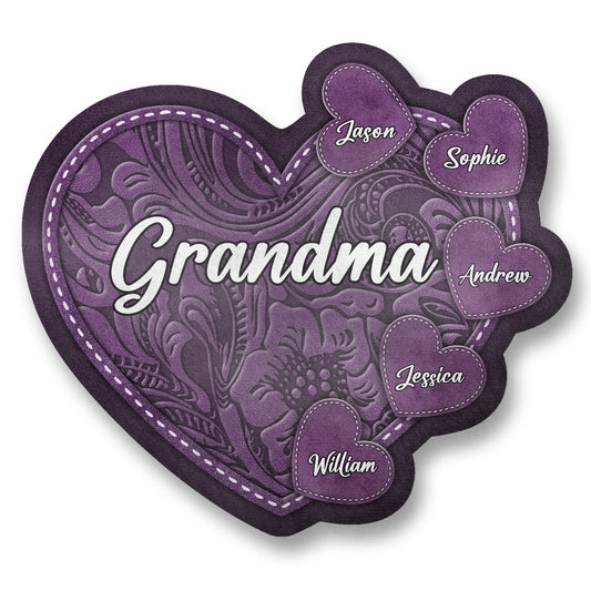 Best Grandma Ever - Personalized Custom Shaped Pillow