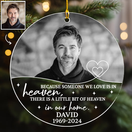 Heaven In Our Hearts - Personalized Custom Acrylic Ornament